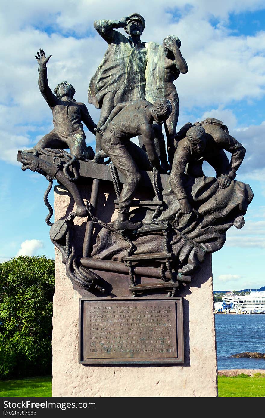 Maritime World War II Memorial in Oslo