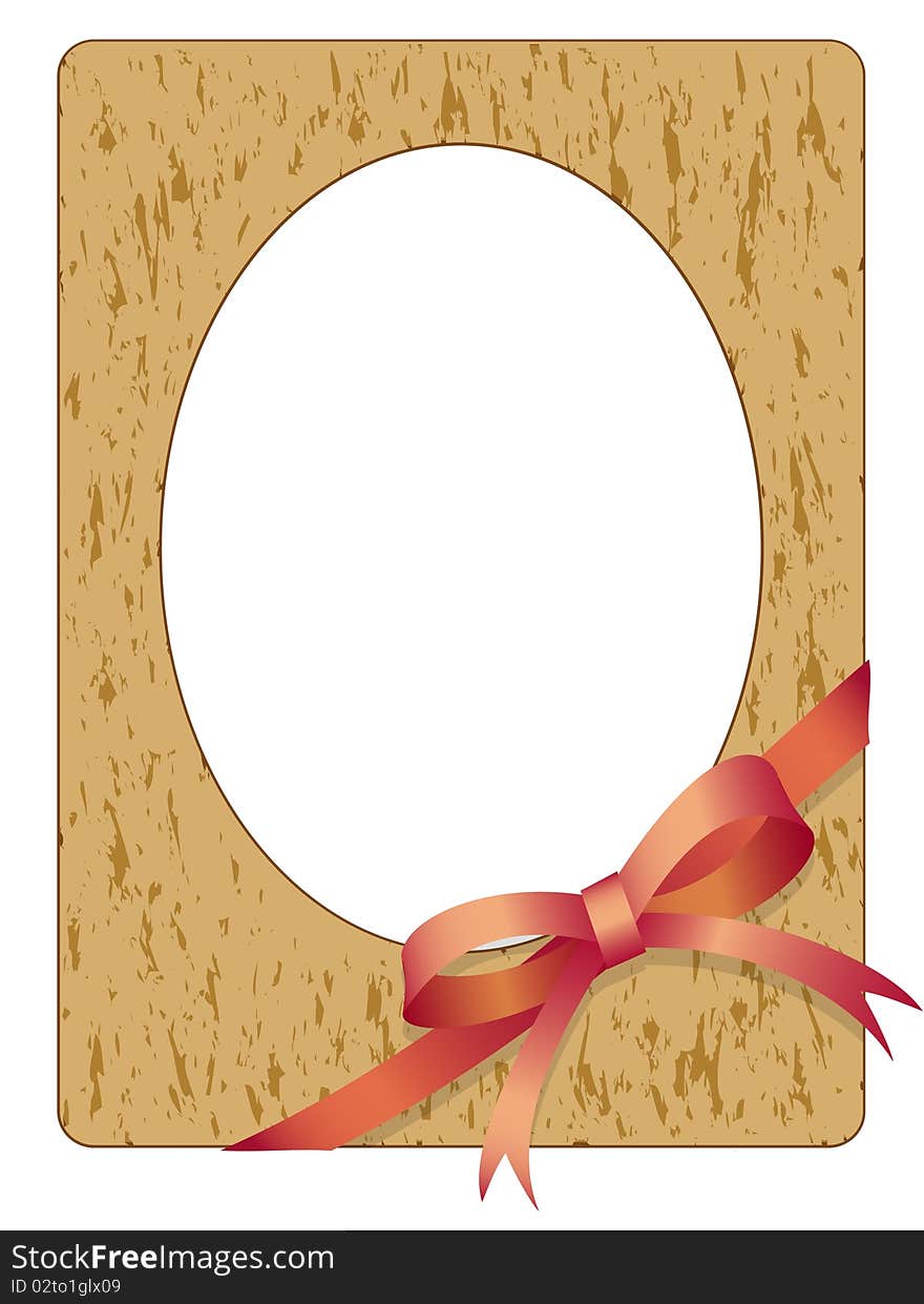 Foto oval frame pattern