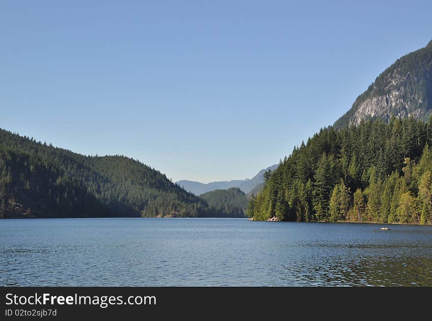 Beautiful landscape view in BC Canada