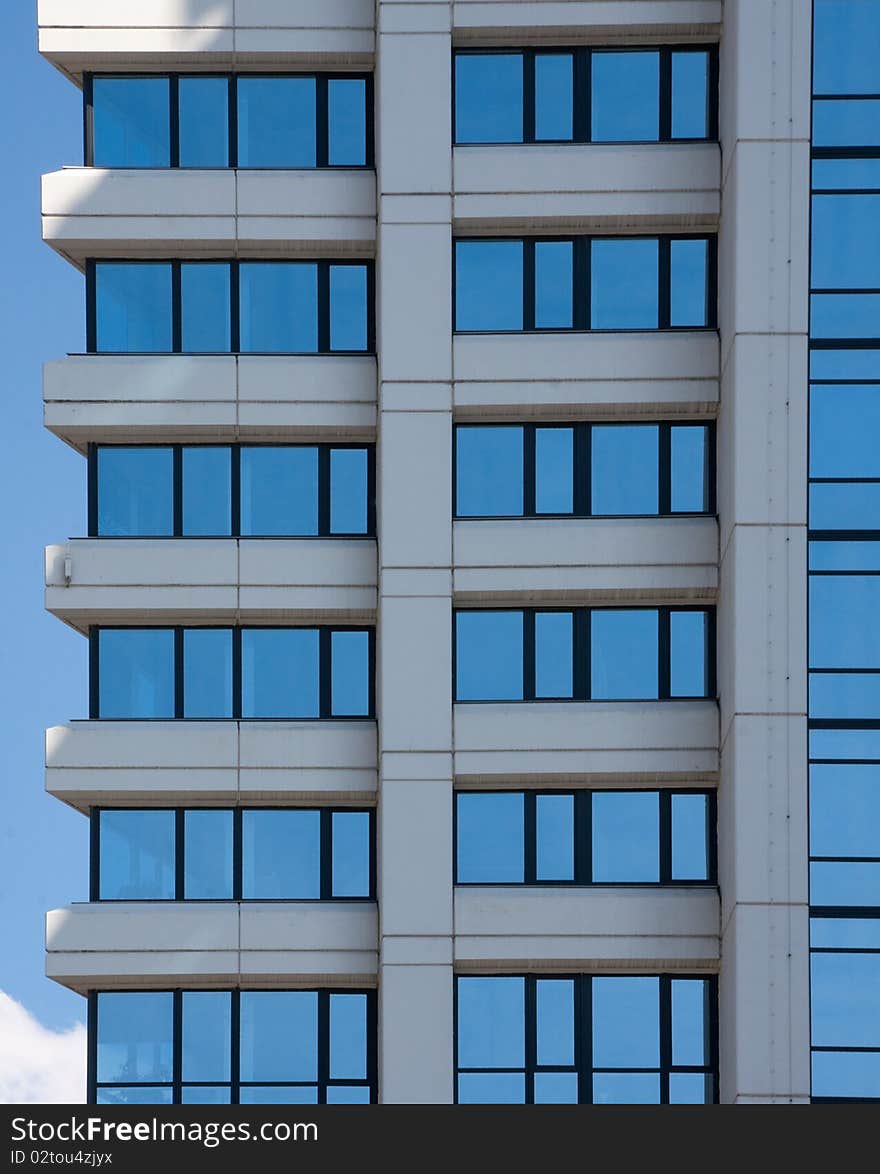 Detail of modern office building