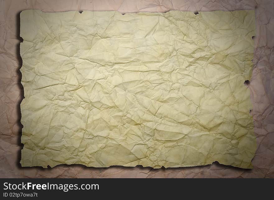 Grungy natural paper