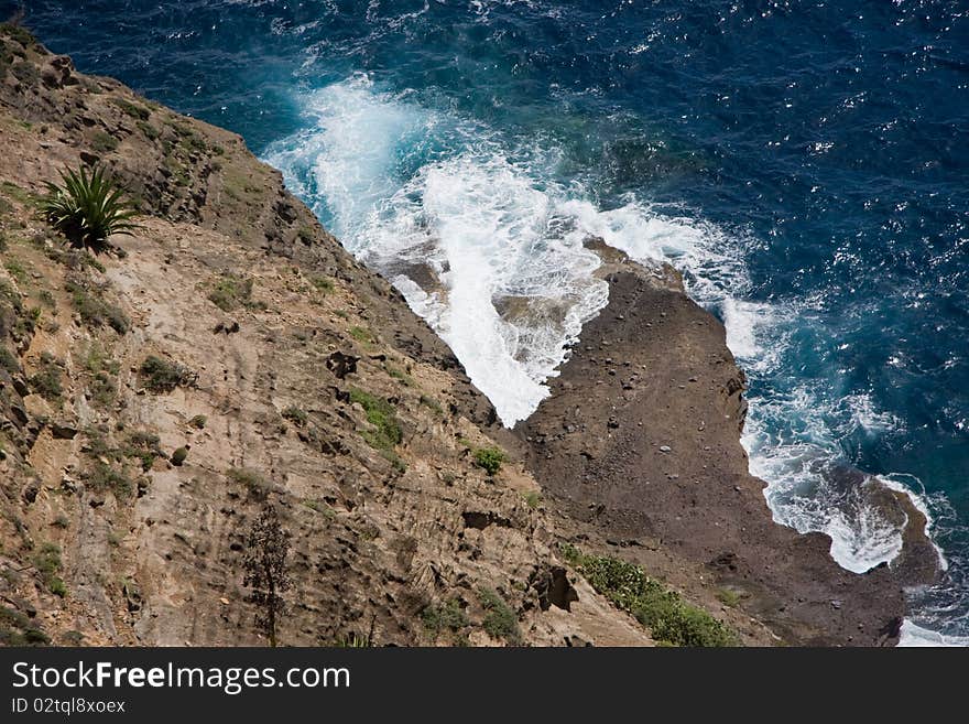 Stunning views of Antigua coastline. Stunning views of Antigua coastline