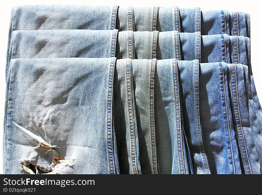 Collection Of Blue Jeans