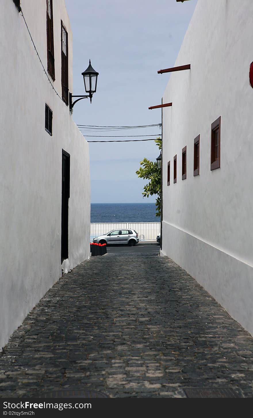 Old street of Garachico on Canary Island Tenerife. Old street of Garachico on Canary Island Tenerife