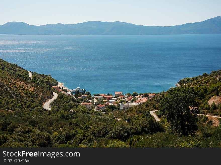 Village of Drvenik, Croatia