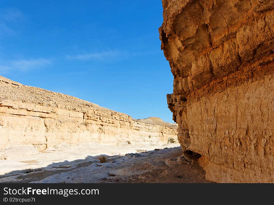 Canyon in the desert