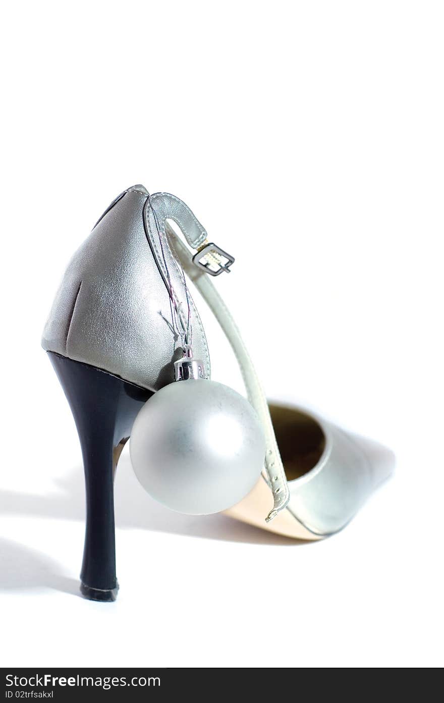 Silver shoes