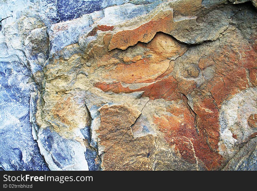 A sample of natural mountain rock texture. A sample of natural mountain rock texture