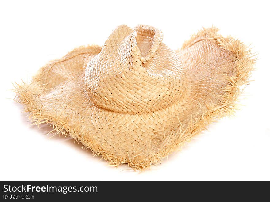 Straw cowboy hat