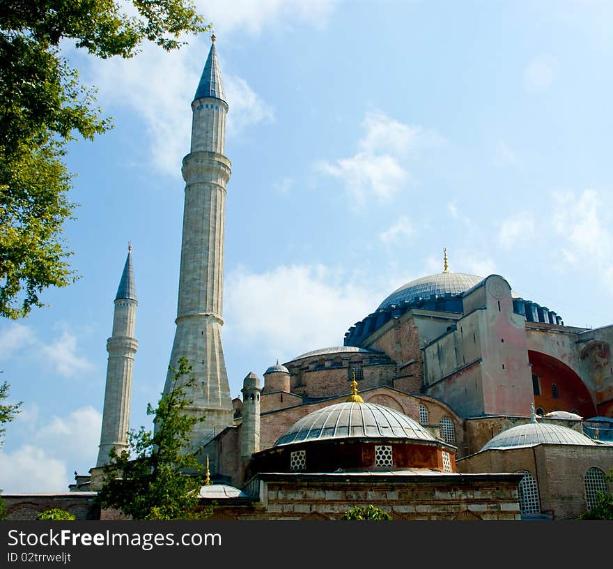 An inside look of the aya sofia museum of istanbul. An inside look of the aya sofia museum of istanbul