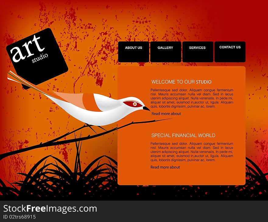 Website template