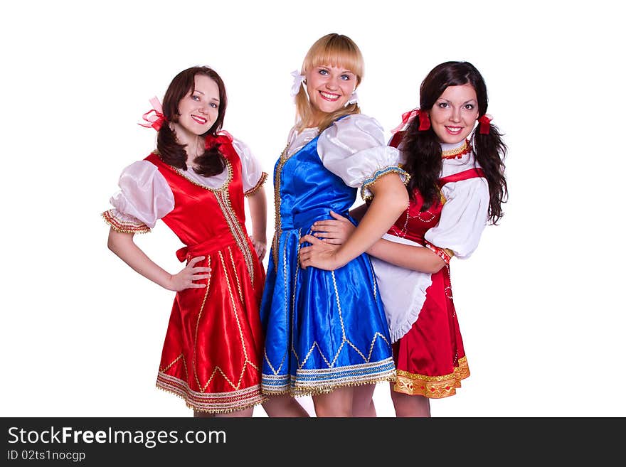 German/Bavarian girl s with a traditional Oktoberfest Maßkrug. Smiling woman in Bavarian drindl. German/Bavarian girl s with a traditional Oktoberfest Maßkrug. Smiling woman in Bavarian drindl