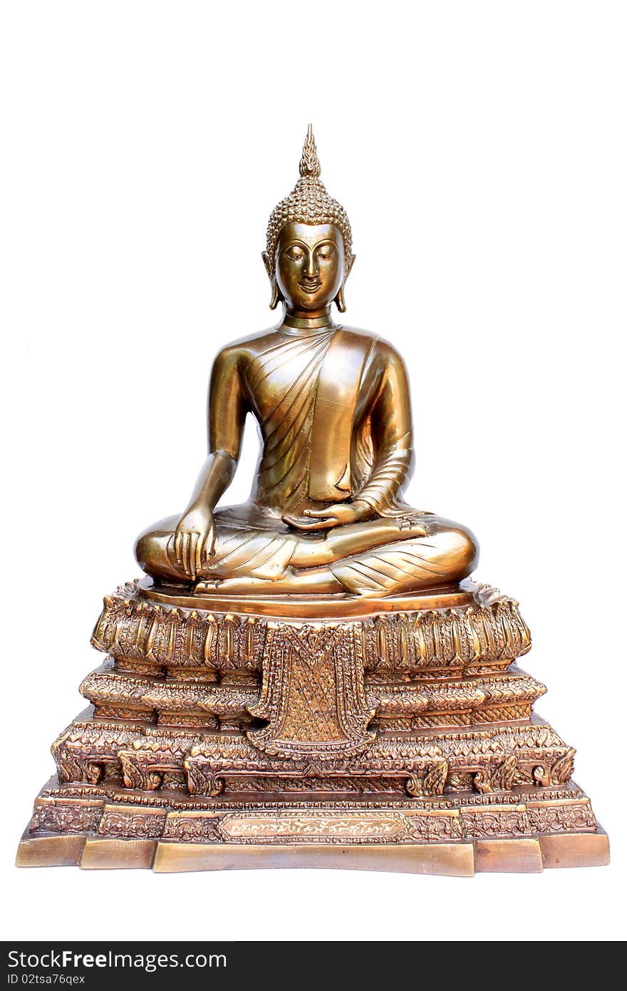 Image of Buddha mold by brass. Image of Buddha mold by brass