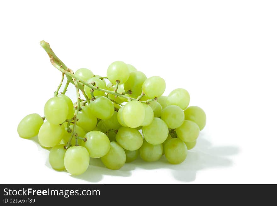 HIGH Resolution isolate bunch of Green grape. HIGH Resolution isolate bunch of Green grape