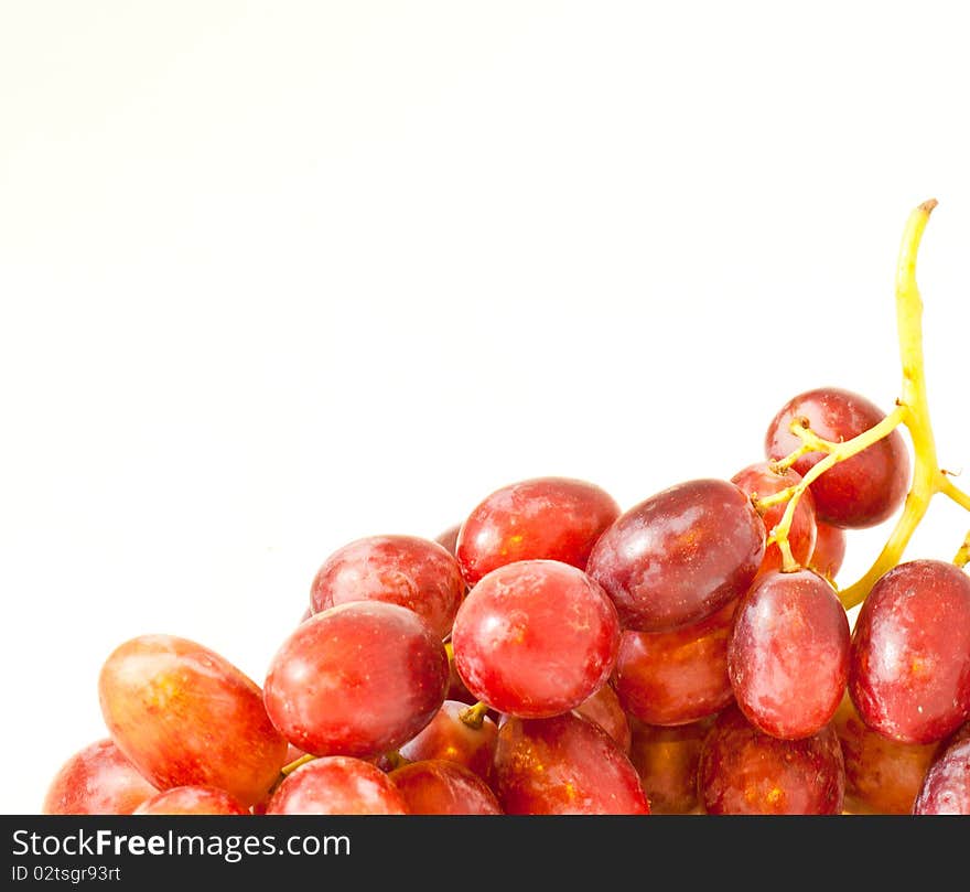 Bunch of red Grapes