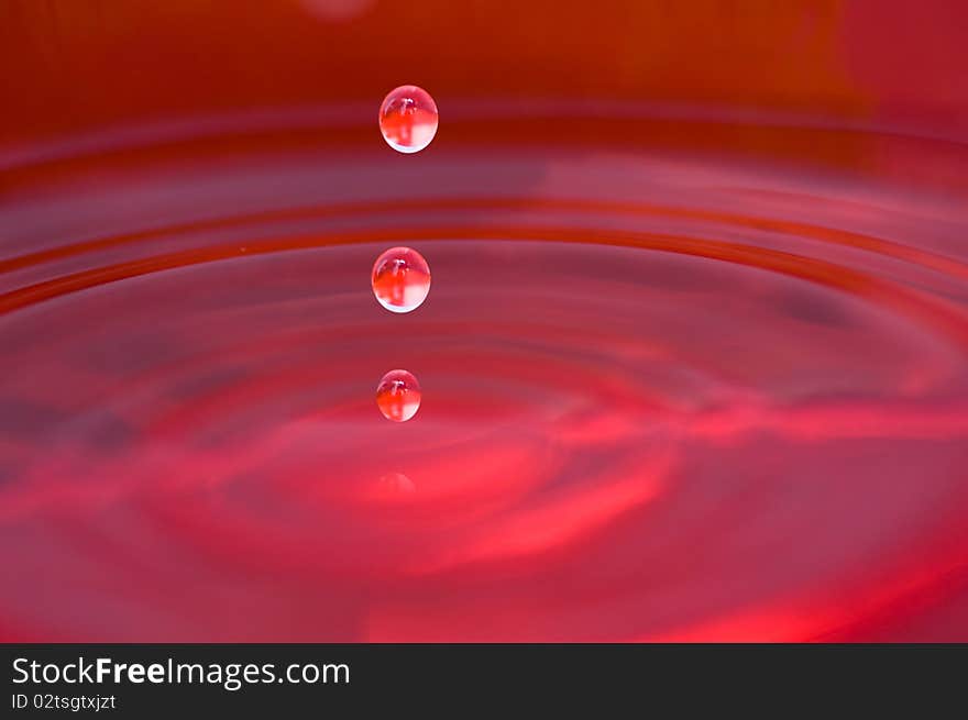 Red Water Drops