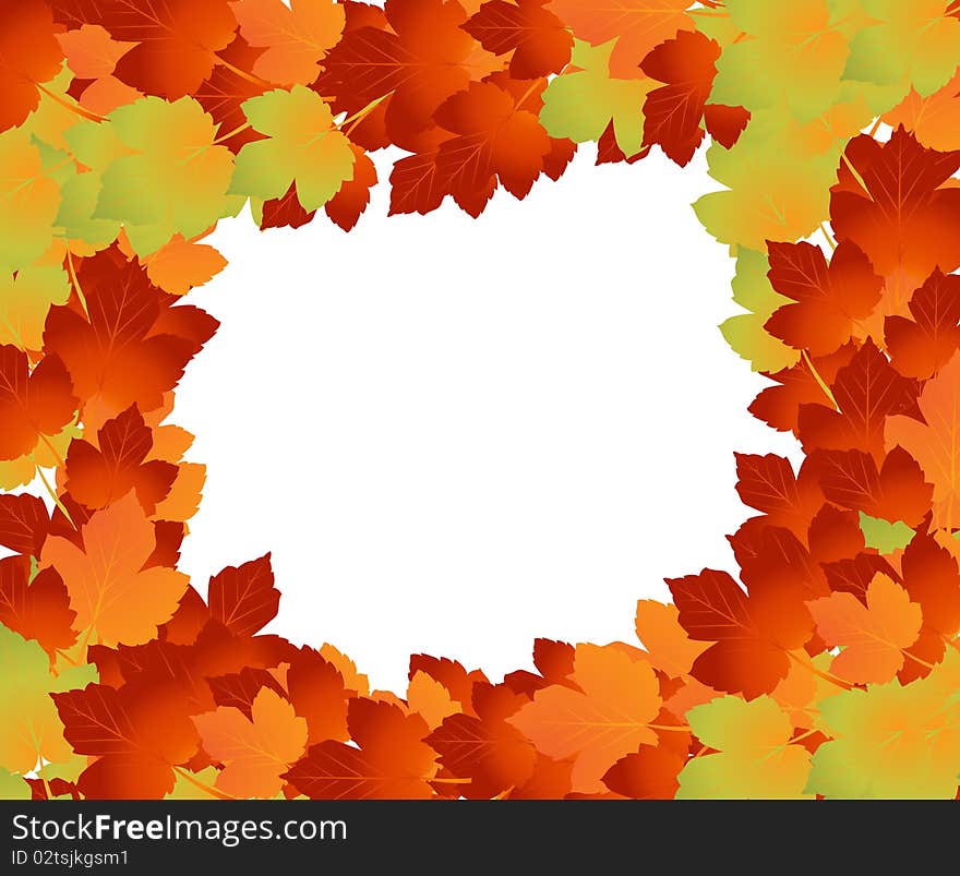 Colorful background of fallen autumn leaves. Colorful background of fallen autumn leaves