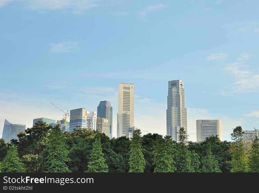 Singapore City Skyline