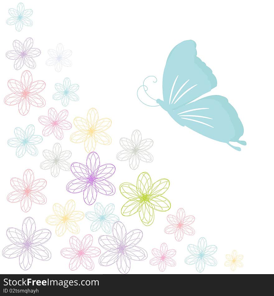 Floral Vector Background