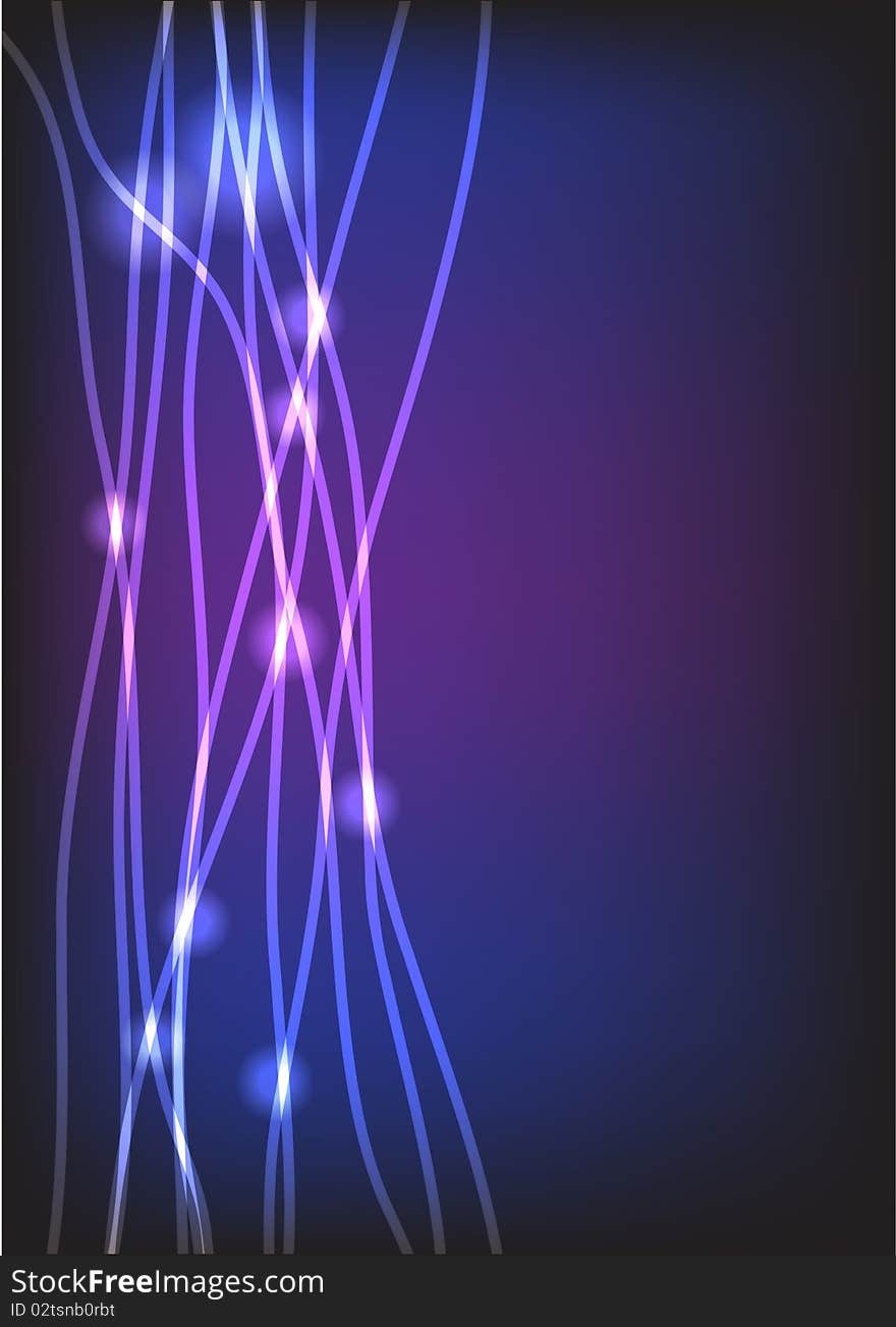 Abstract Violet Lines.