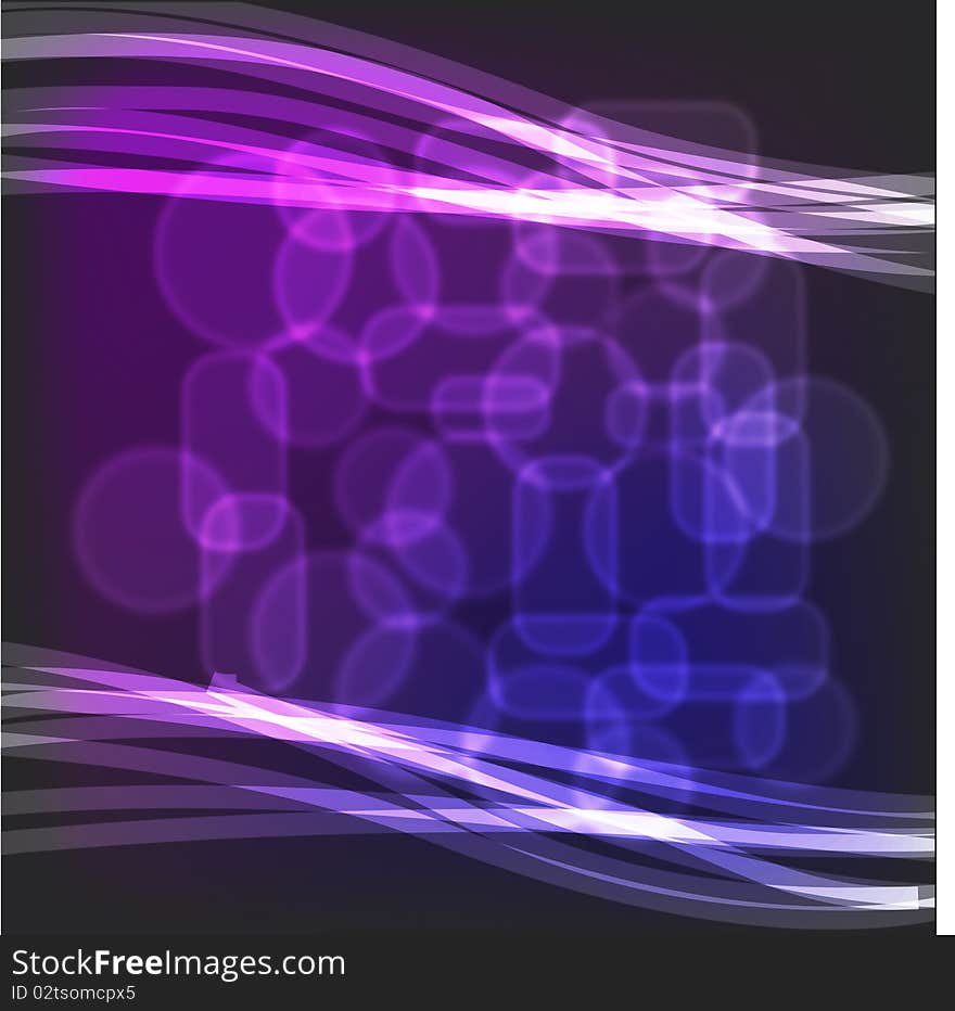 Background with beautiful bubbles, waves of iridescent blue violet. Background with beautiful bubbles, waves of iridescent blue violet