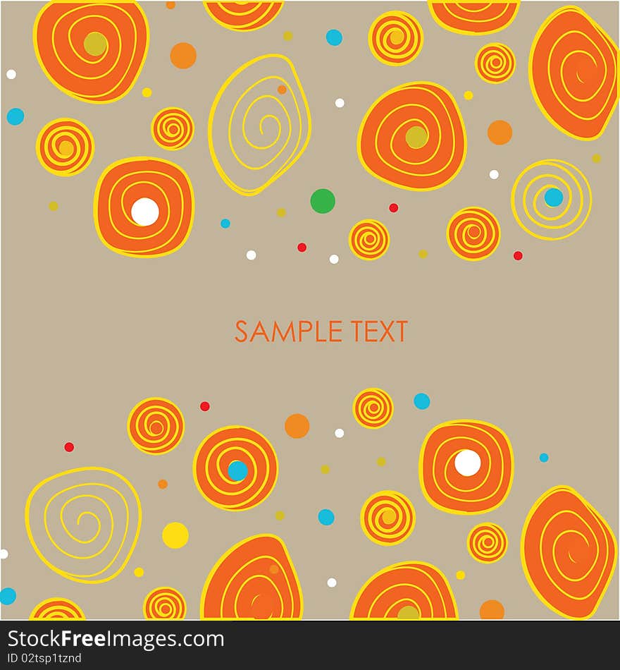 Abstract Retro Vector Background