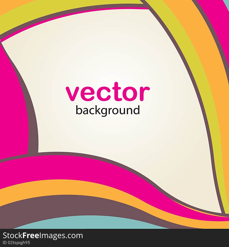 Abstract vector frame.