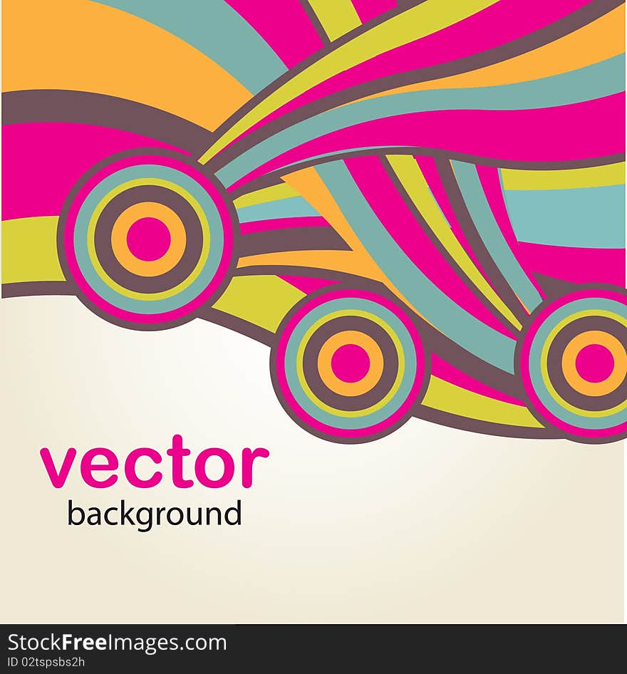 Abstract vector frame.