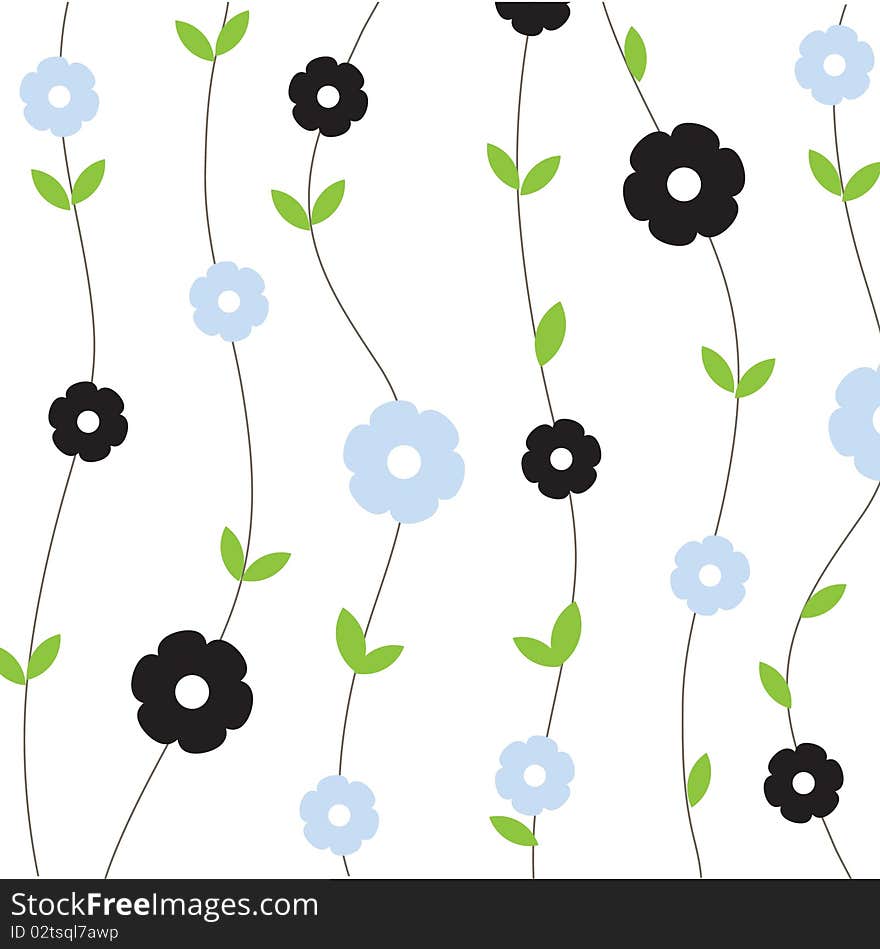 Abstract Floral Background.