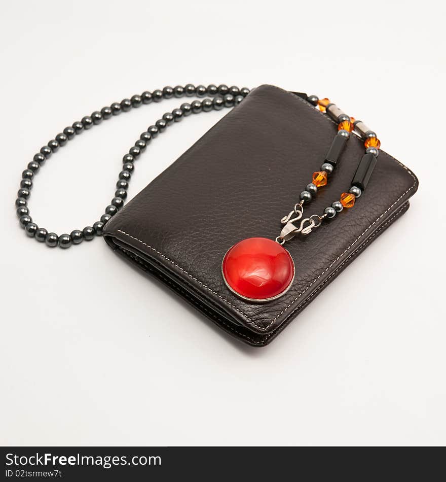 Jewelry place on wallet