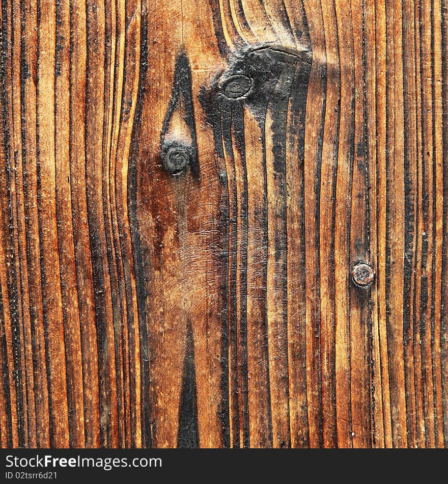 Gold and brown vintage rusty wooden texture. Gold and brown vintage rusty wooden texture