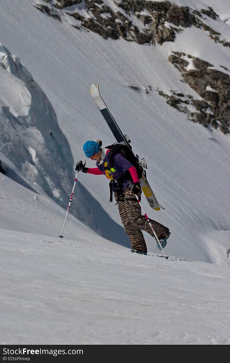 Freeride in a mountains, Caucasus, summer, 2010. Freeride in a mountains, Caucasus, summer, 2010