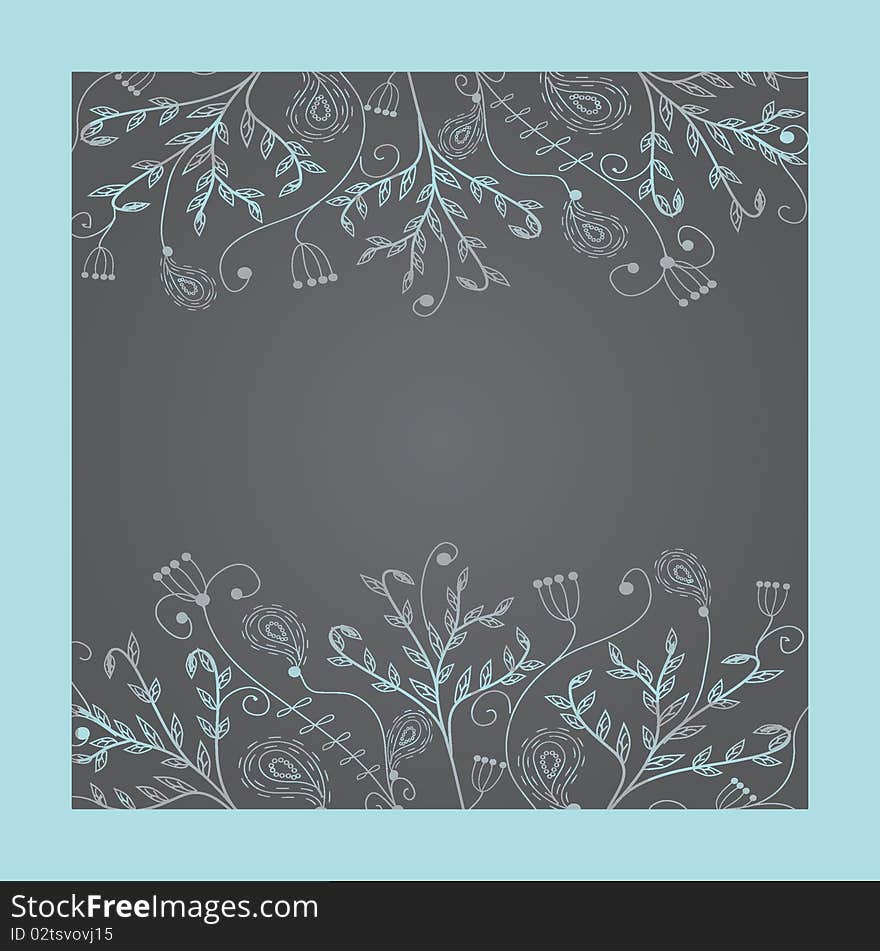 Flowers on a quiet background with pastel colors. Flowers on a quiet background with pastel colors