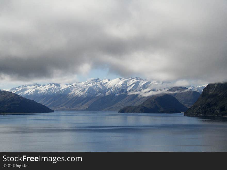 Mountains in the South Island of New Zealand