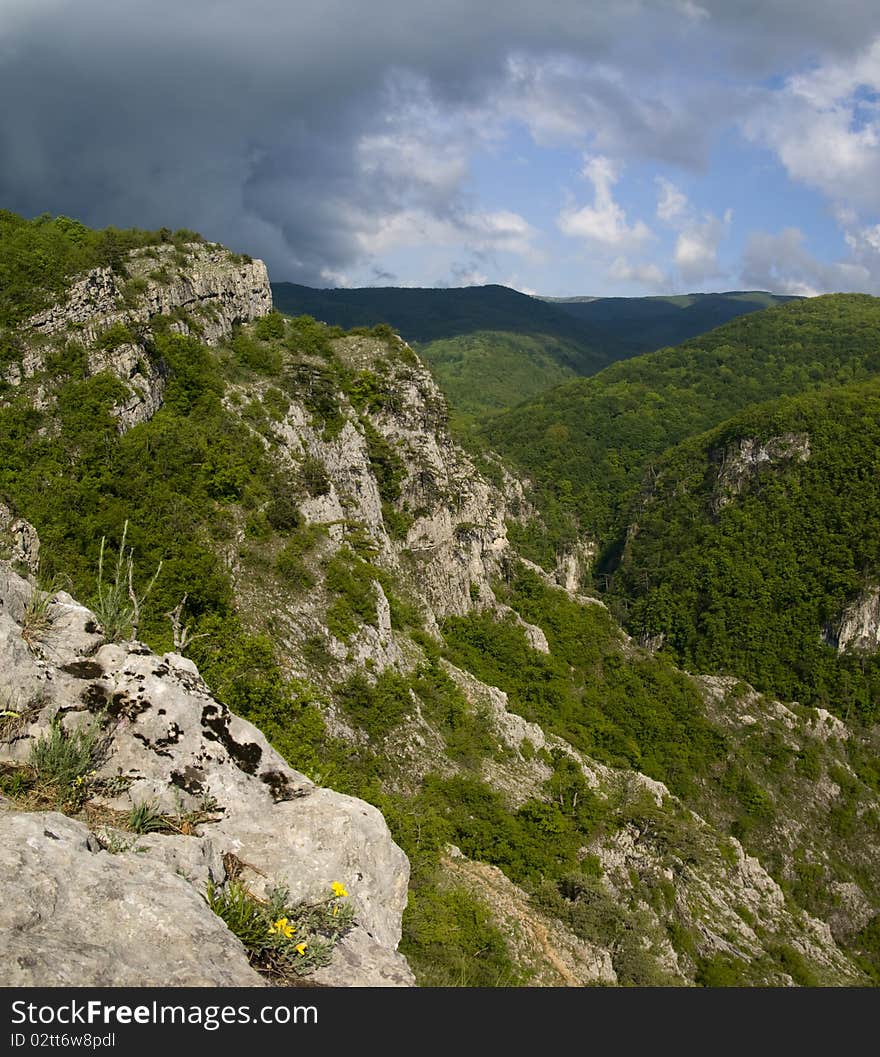 The Great canyon in Crimea