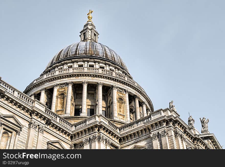 St. Paul`s Cathedral in City of London. St. Paul`s Cathedral in City of London.