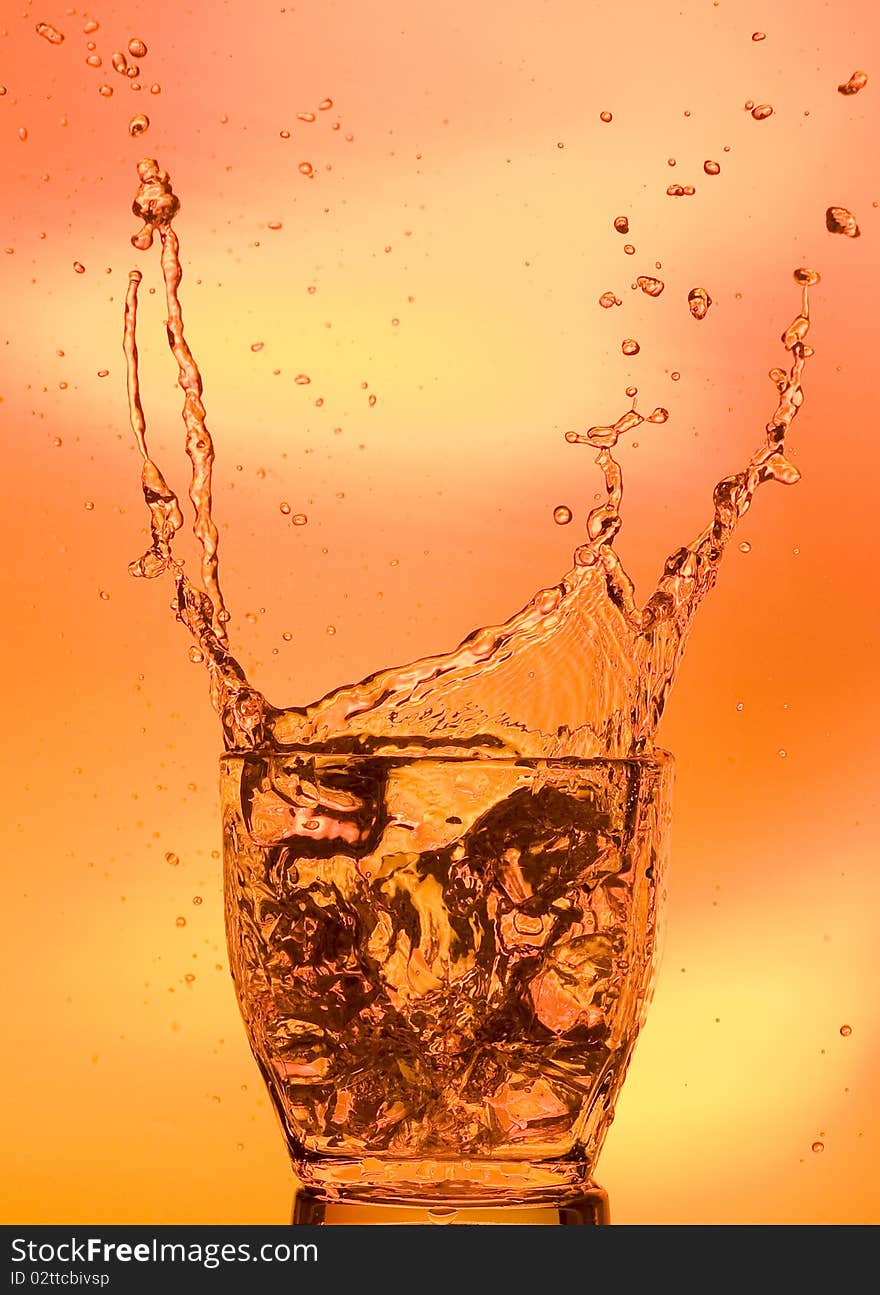 Splashing Whisky