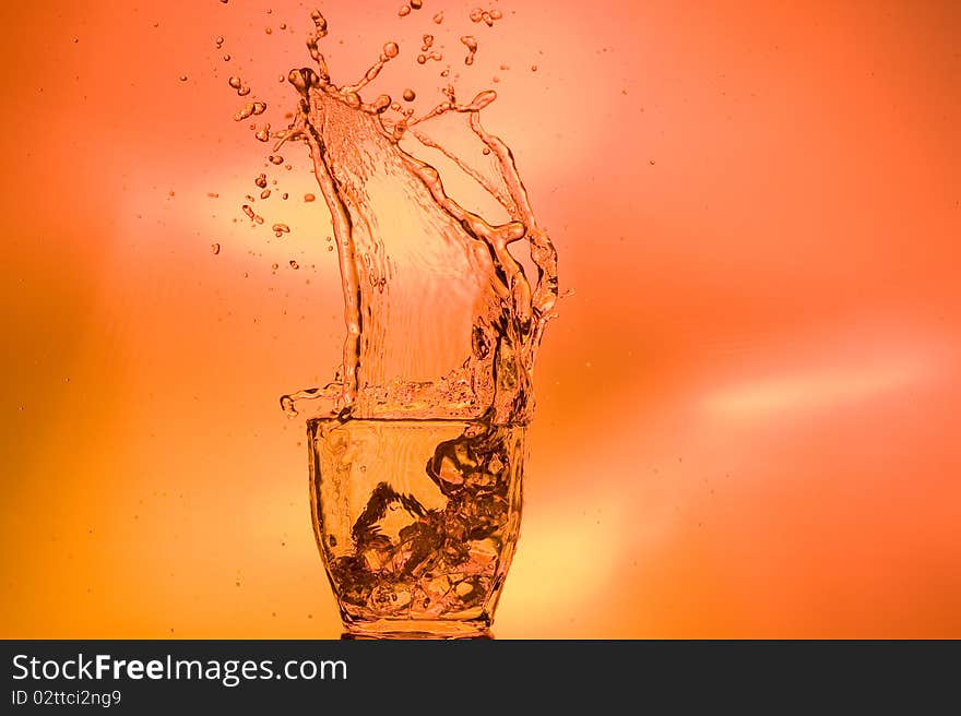 Splashing Whisky