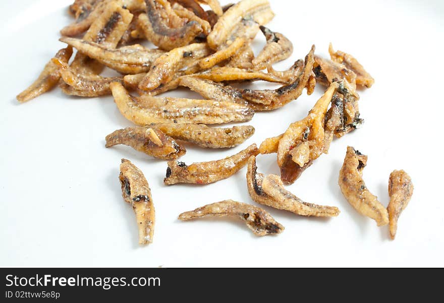 Dried tiny fishes