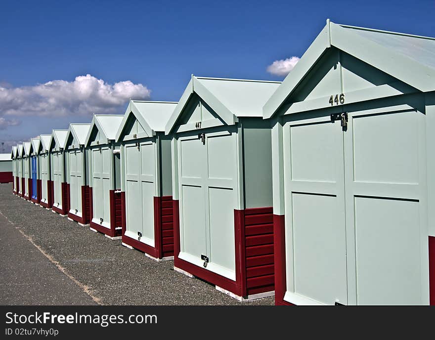 beach huts