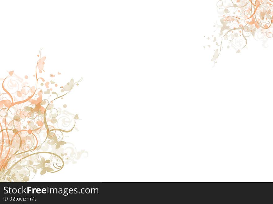 Beautiful and modern bstract floral background. Beautiful and modern bstract floral background