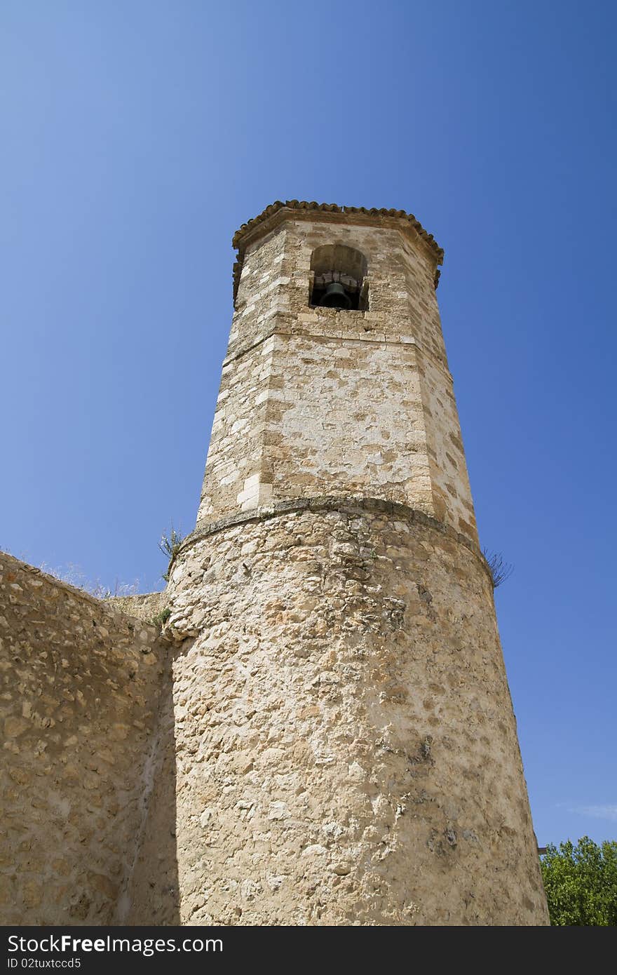 Church of San Felipe, built in the S. XIII transitional Romanesque to Gothic. Brihuega, Spain