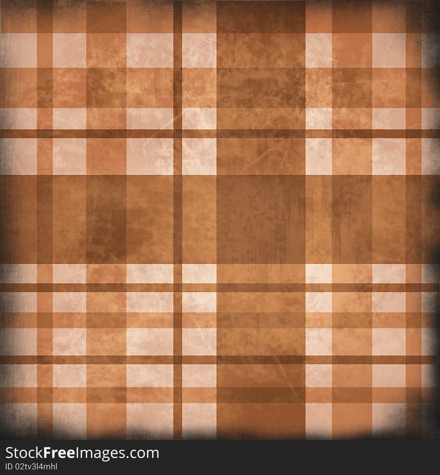 Grunge background with plaid pattern. Grunge background with plaid pattern