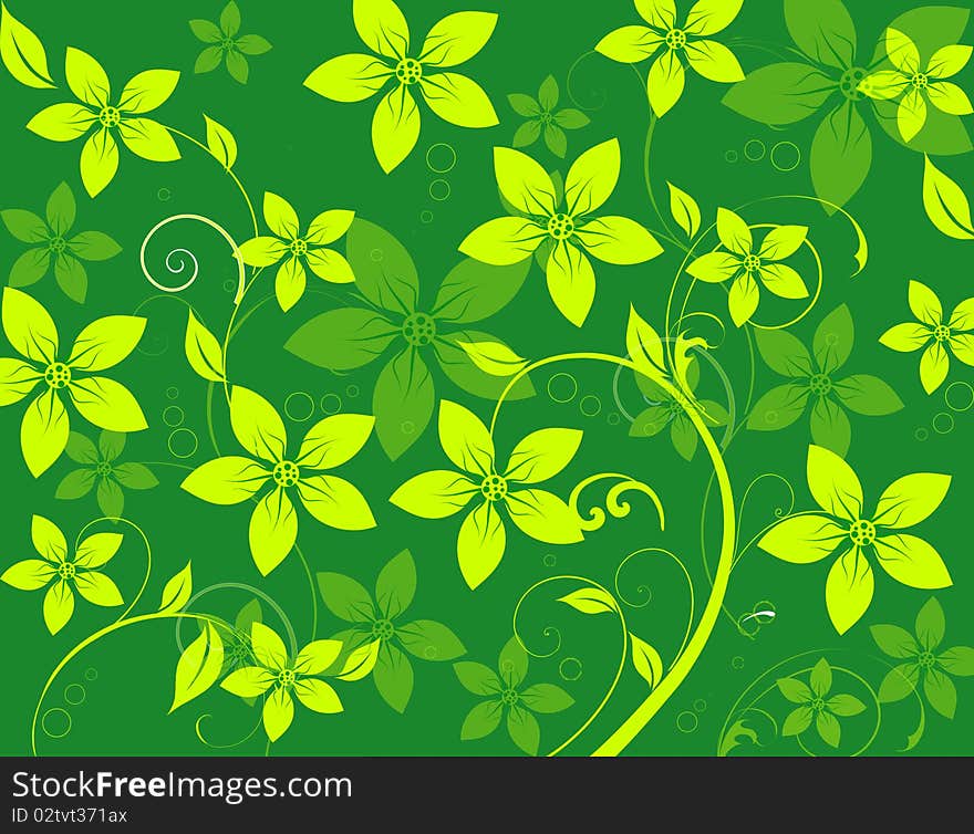 Floral Abstract Background