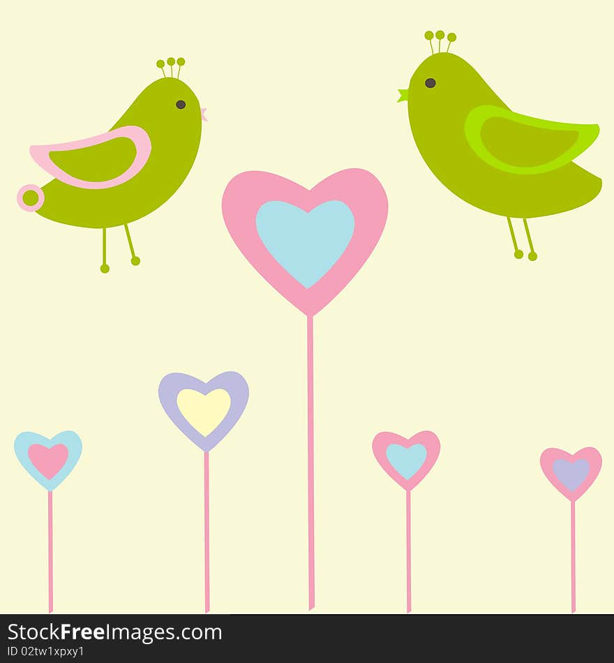 Cute  birds