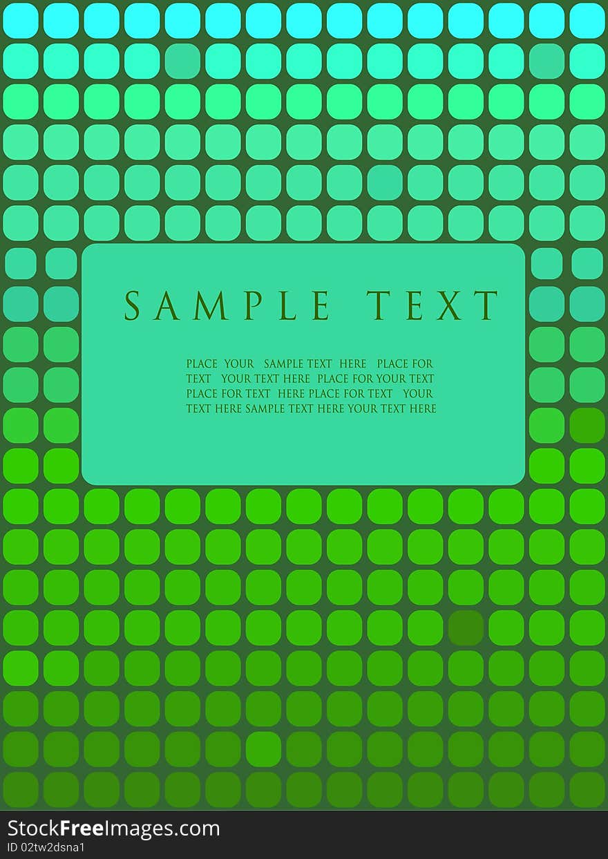 Grunge green frame for your text.