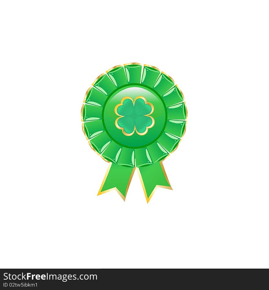 Green Award Rosette.