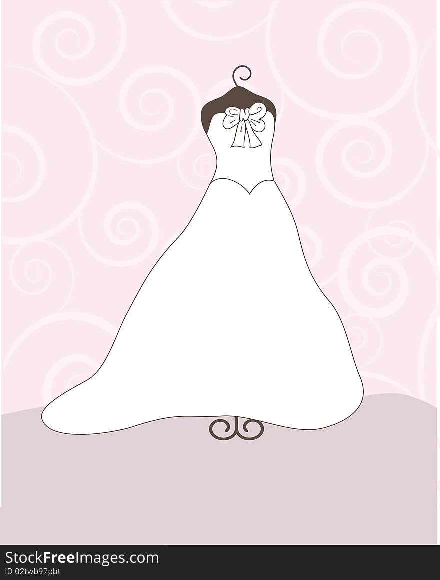 Wedding dress.