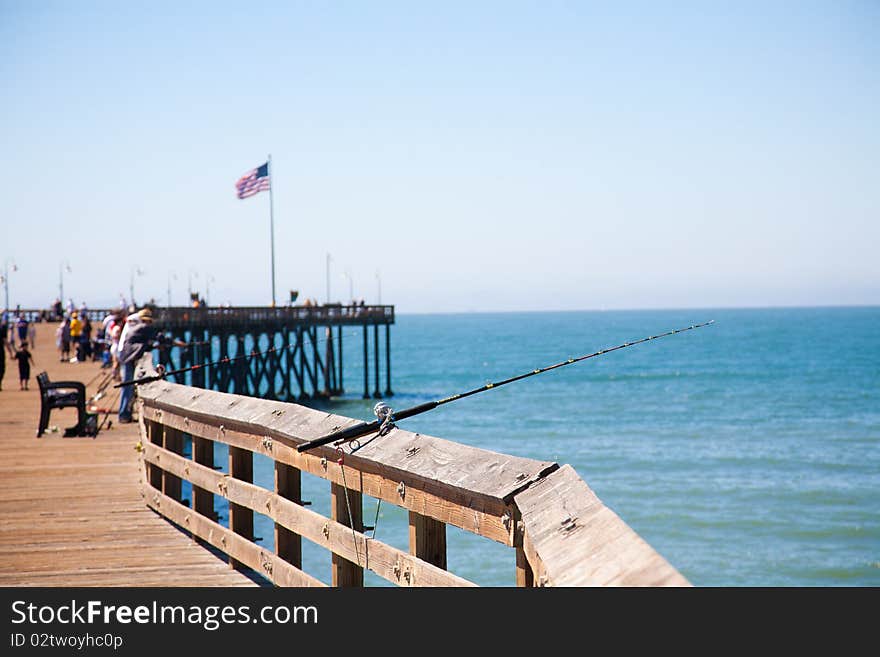 Ventura historic pier, South California