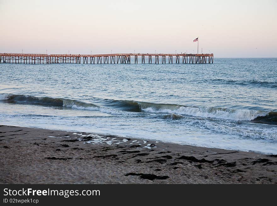 Ventura historic pier, South California